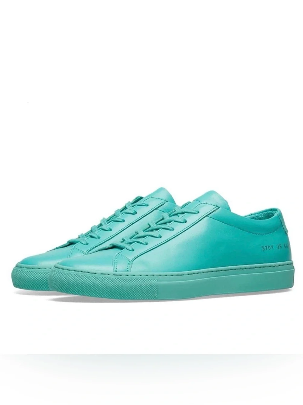 Common Projects Original Achilles Low in Rare Mint Turquoise Size 7